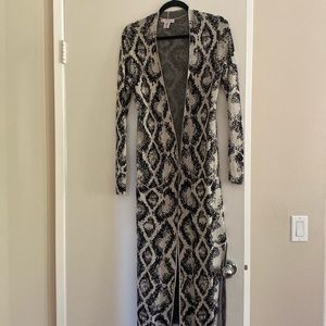 Sincerely Jules Printed Duster Sweater